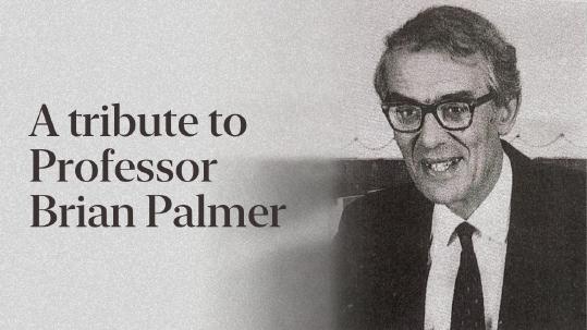 A Tribute to Professor Brian Palmer